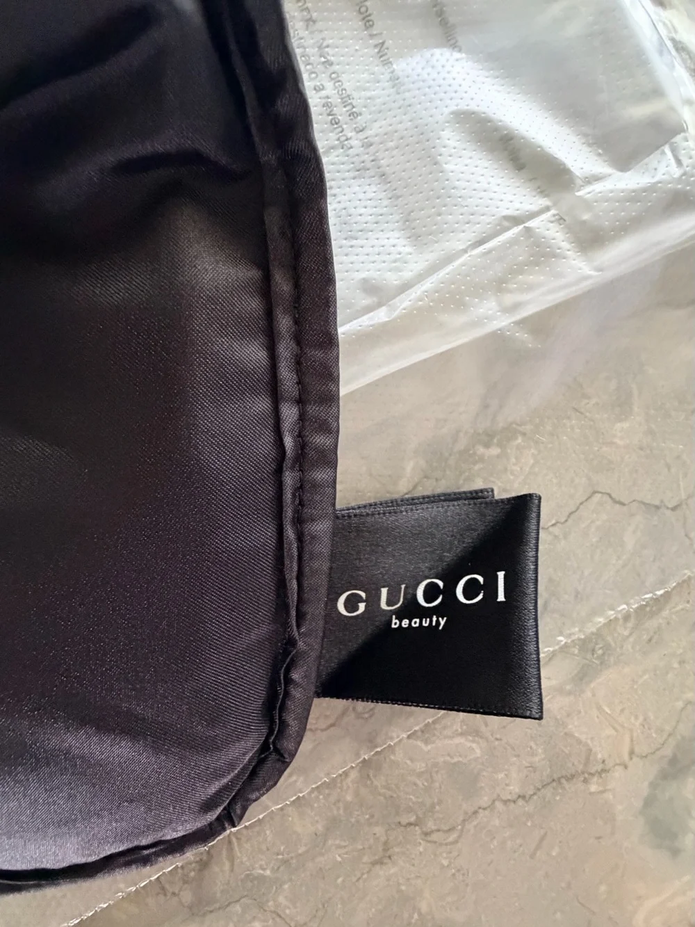 GUCCI Beauty Monogram Cosmetic Makeup Pouch
